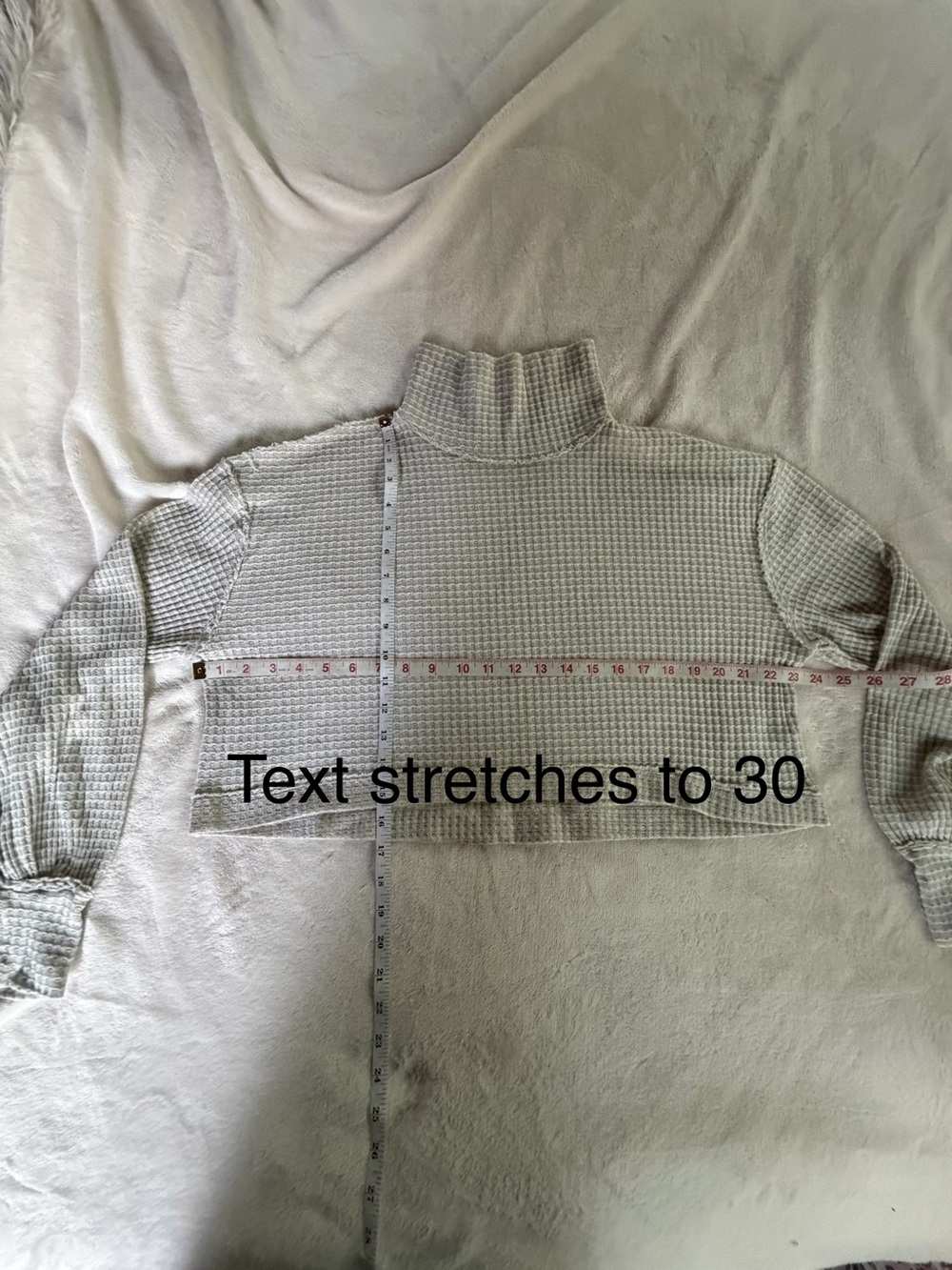 Free People BK White and Beige Turtleneck Long Sleeve Top $68MSRP - Picture 8 of 11